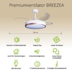 Deckenventilator mit Beleuchtung Weisse Basis 52403 Bases Icons 19 v2 9