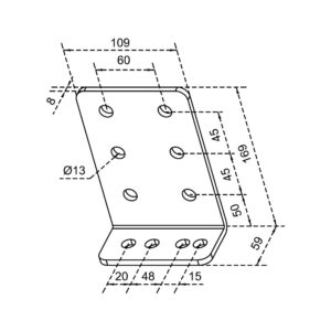 Eclipse Komplettset Dachsparrenhalter und Deckenhalter fuer Gelenkarmmarkisen und Halbkassettenmarkise zur Befestigung an Dachsparren Basaltgrau aehnlich RAL 7012 60978 Dachsparrenhal 1