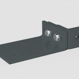 Eclipse Komplettset Dachsparrenhalter und Deckenhalter fuer Gelenkarmmarkisen und Halbkassettenmarkise zur Befestigung an Dachsparren Basaltgrau aehnlich RAL 7012 60978 Dachsparrenhal 3