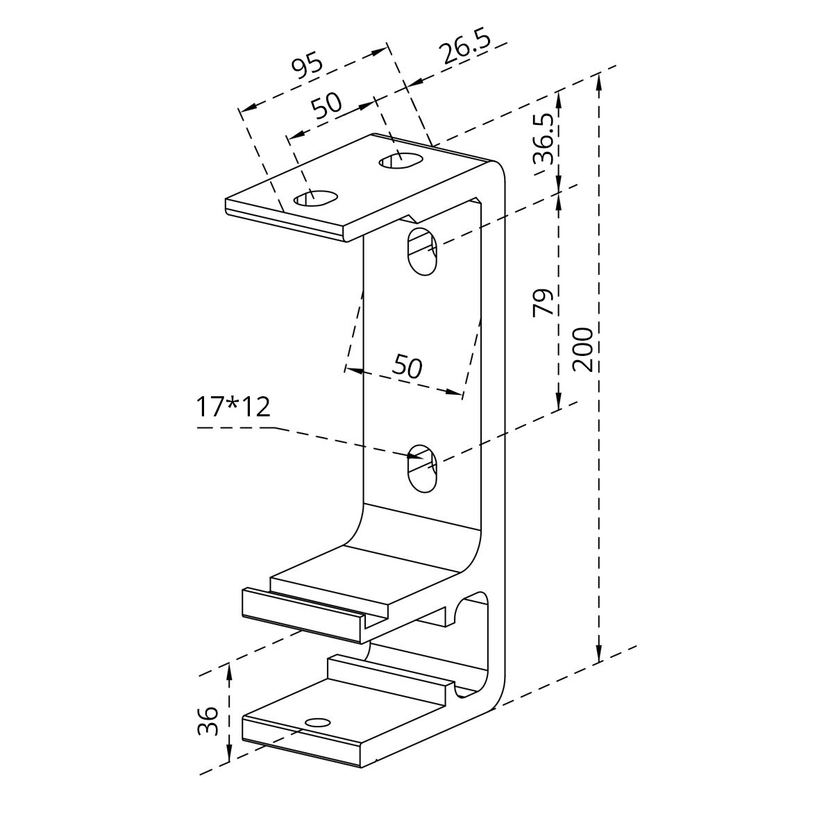 Eclipse Komplettset Dachsparrenhalter und Deckenhalter fuer Gelenkarmmarkisen und Halbkassettenmarkise zur Befestigung an Dachsparren Basaltgrau aehnlich RAL 7012 60978 Wand Decken Ha 1