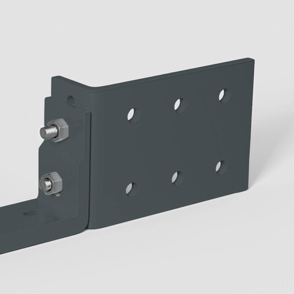 Eclipse Komplettset Dachsparrenhalter und Deckenhalter für Halbkassettenmarkisen zur Befestigung an Dachsparren