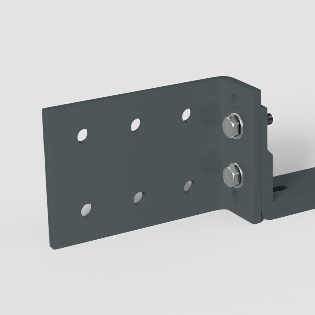 Eclipse Komplettset Dachsparrenhalter und Deckenhalter für Halbkassettenmarkisen zur Befestigung an Dachsparren