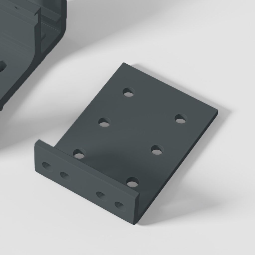 Eclipse Komplettset Dachsparrenhalter und Deckenhalter für Halbkassettenmarkisen zur Befestigung an Dachsparren