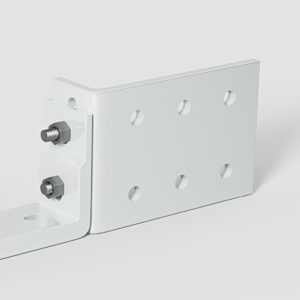 Eclipse Komplettset Dachsparrenhalter und Deckenhalter fuer Halbkassettenmarkisen zur Befestigung an Dachsparren 4 50 Meter und 5 0 Meter Weiss 60998 Dachsparrenhalter Gelenkarmmarkise  3