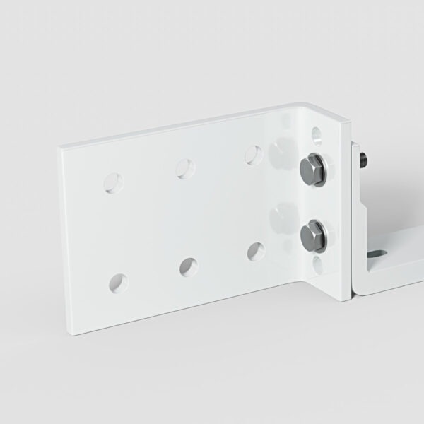 Eclipse Komplettset Dachsparrenhalter und Deckenhalter fuer Halbkassettenmarkisen zur Befestigung an Dachsparren 4 50 Meter und 5 0 Meter Weiss 60998 Dachsparrenhalter Gelenkarmmarkise  5