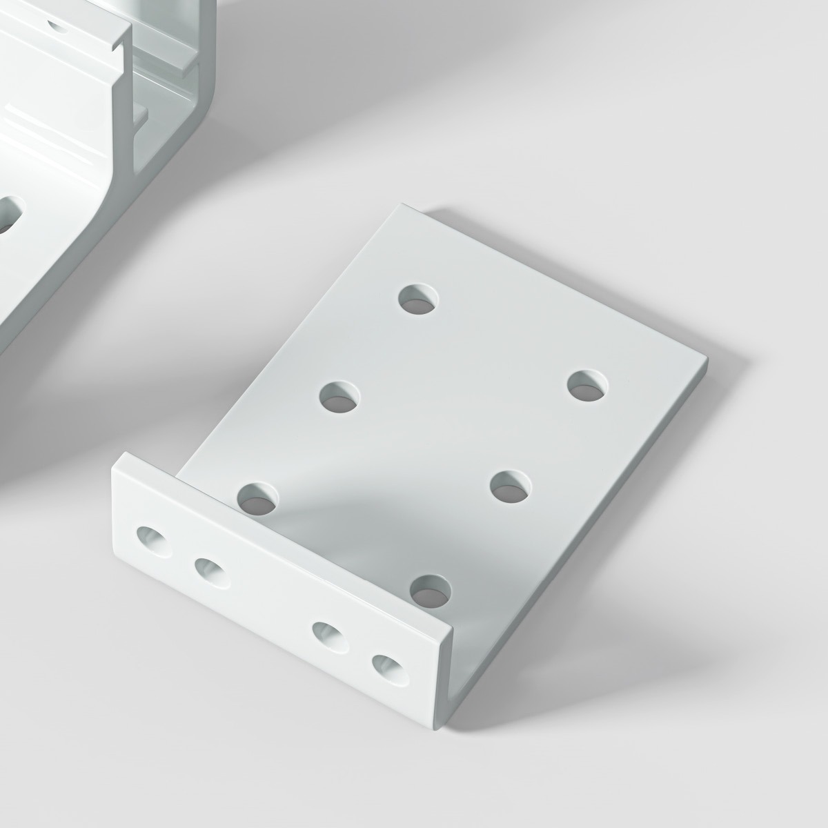 Eclipse Komplettset Dachsparrenhalter und Deckenhalter fuer Halbkassettenmarkisen zur Befestigung an Dachsparren 4 50 Meter und 5 0 Meter Weiss 60998 Dachsparrenhalter Gelenkarmmarkise  6