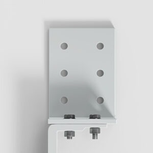 Eclipse Komplettset Dachsparrenhalter und Deckenhalter fuer Halbkassettenmarkisen zur Befestigung an Dachsparren 4 50 Meter und 5 0 Meter Weiss 60998 Dachsparrenhalter Gelenkarmmarkise  7