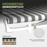 Gelenkarmmarkise 2,5 x 2m inkl. Wetterschutzhülle