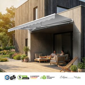 Gelenkarmmarkise 2,5 x 2m inkl. Wetterschutzhülle