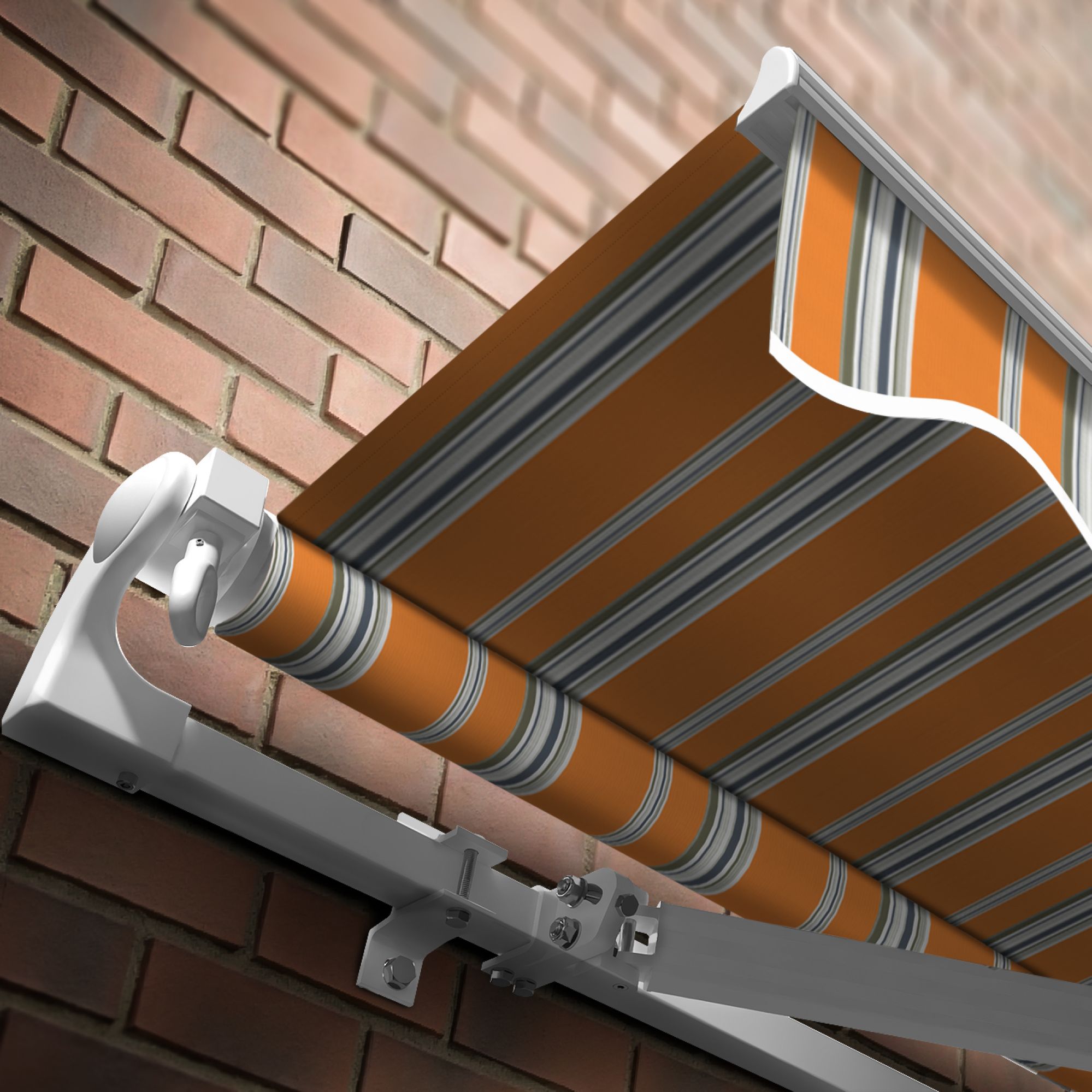 Gelenkarmmarkise 3 x 2,5m inkl. Wetterschutzhülle