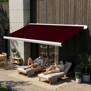 Markise elektrische Premium Kassettenmarkise Gelenkarm Vollkassettenmarkise weisse Kassette entspricht RAL 9010 600000 Markisen VK white 2026 32 2