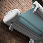 Markise elektrische Premium Kassettenmarkise Gelenkarm Vollkassettenmarkise weiße Kassette (entspricht RAL 9010)