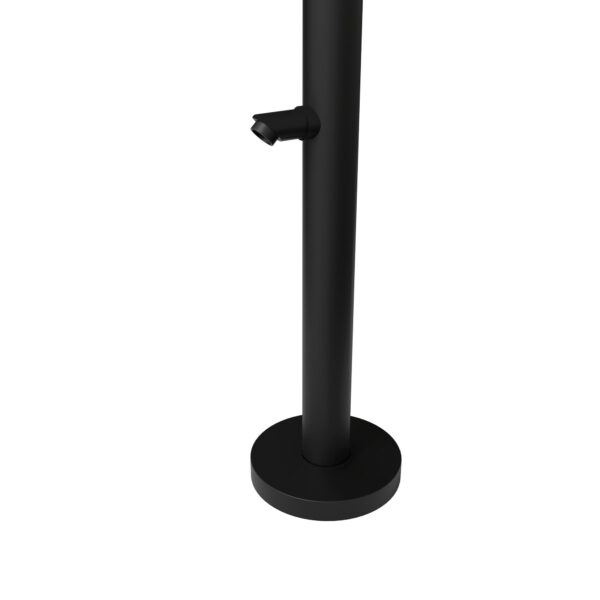 Designer Gartendusche aus V4A 316 Edelstahl Modell WAIKIKI NOIR 20140 Artikelbilder5