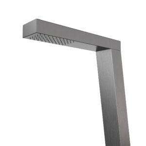 Designer Gartendusche aus V4A 316 Edelstahl Modell WAILOA 20106 Artikelbilder v4 05