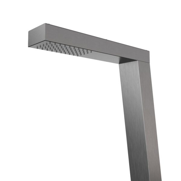 Designer Gartendusche aus V4A 316 Edelstahl Modell WAILOA 20106 Artikelbilder v4 05