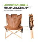 Klappbarer Loungestuhl SIENA für Balkon, Garten und Wohnzimmer