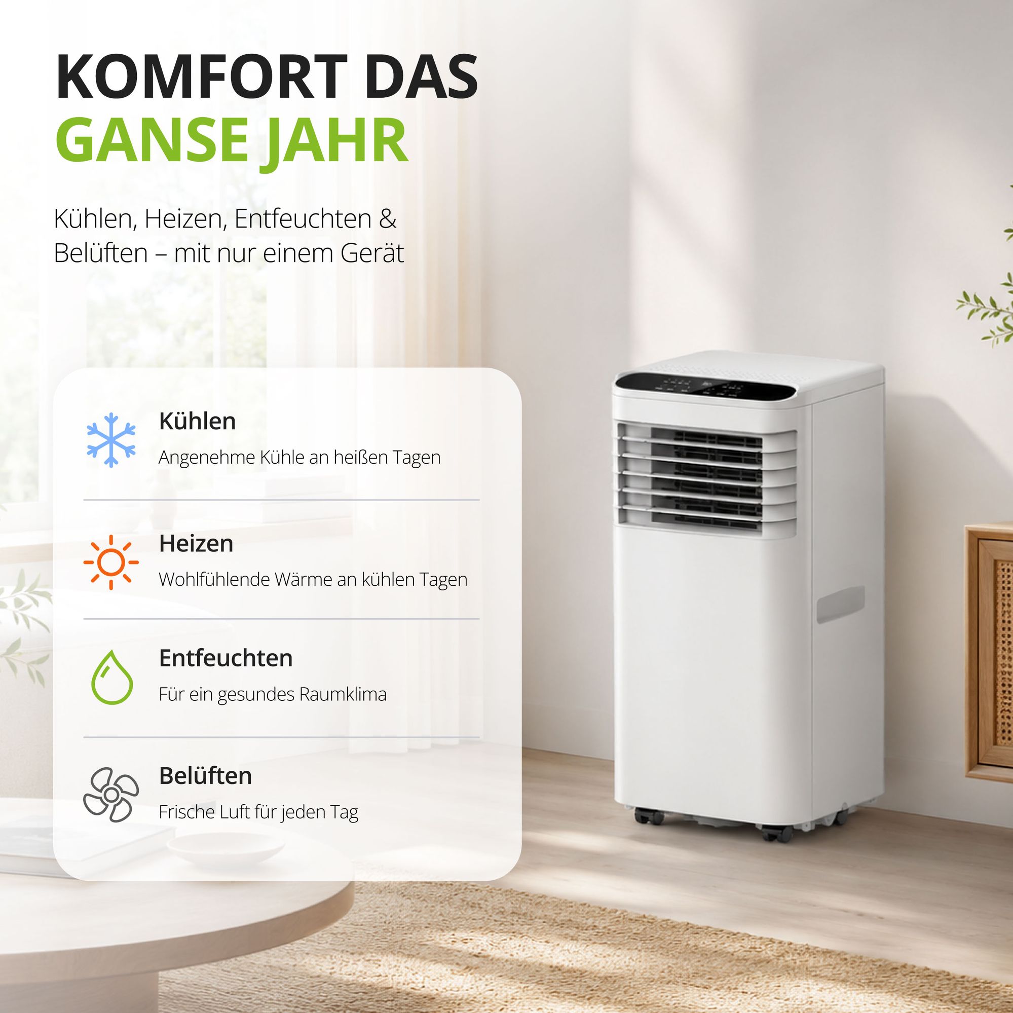Mobile Klimaanlage 9000 BTU