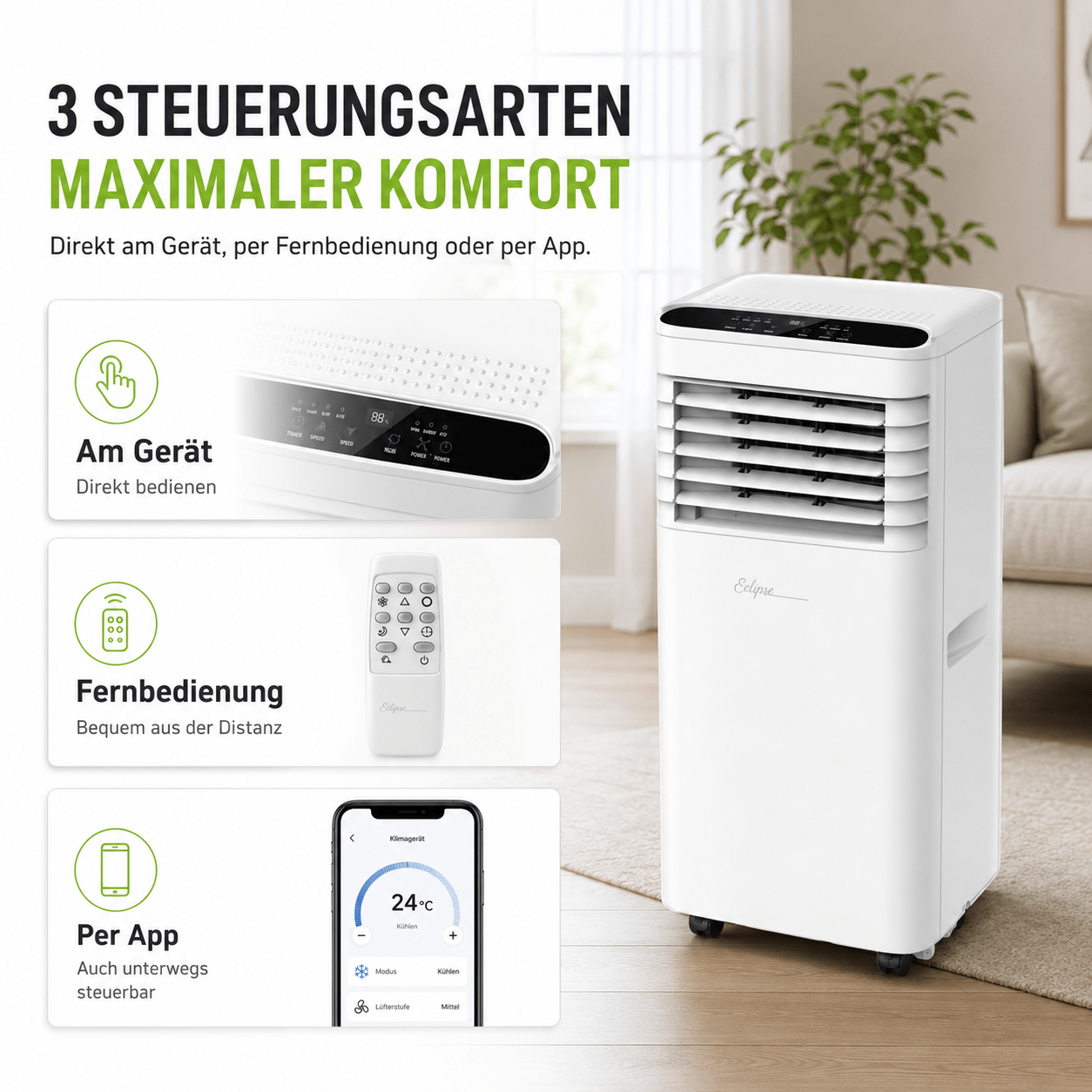 Mobile Klimaanlage 9000 BTU