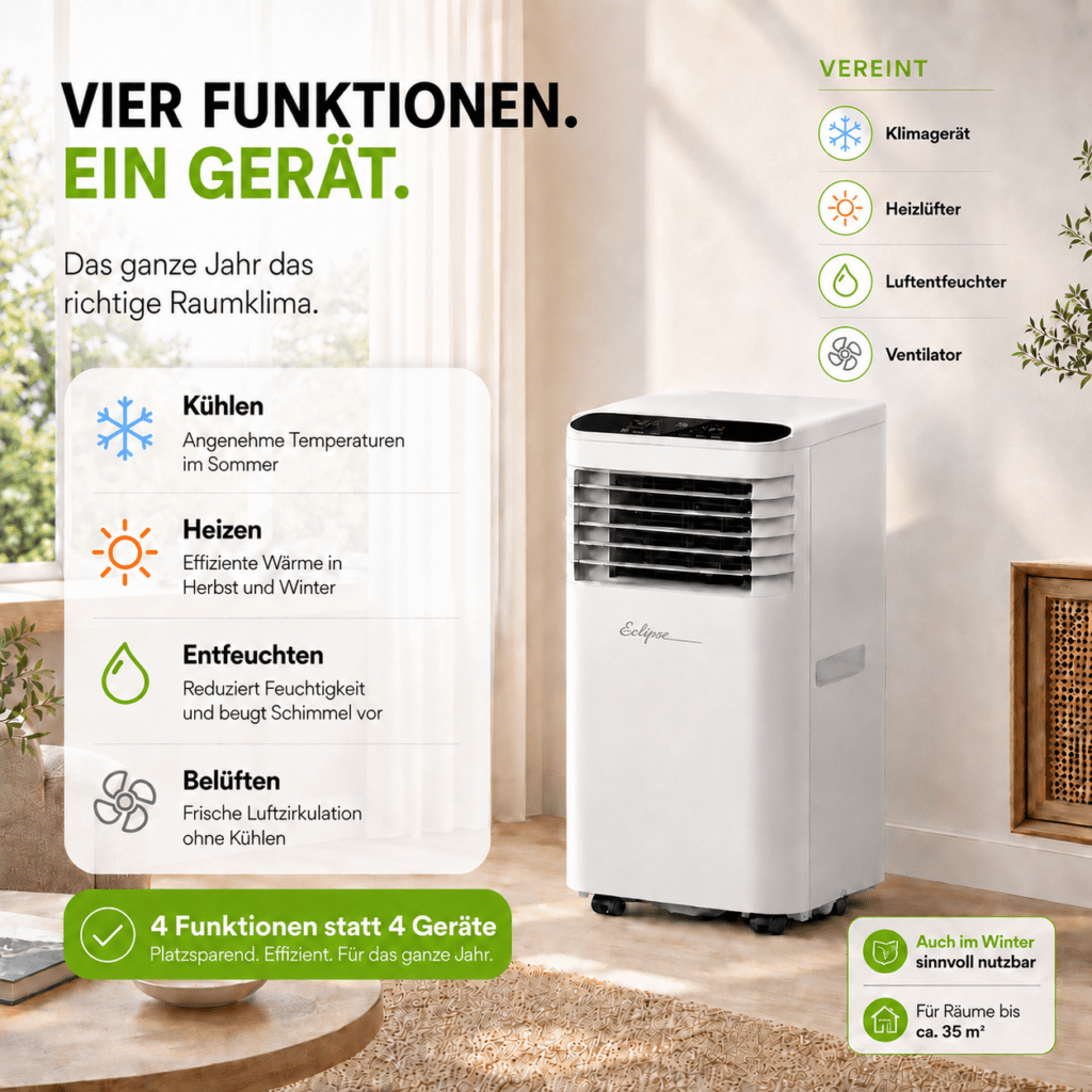 Mobile Klimaanlage 9000 BTU