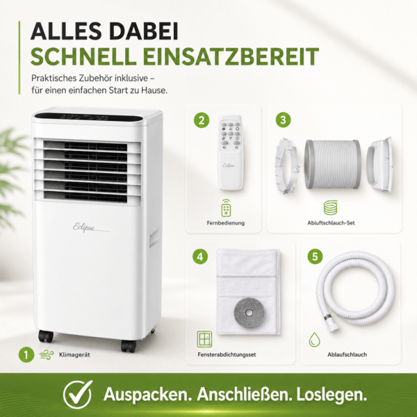 Mobile Klimaanlage 9000 BTU