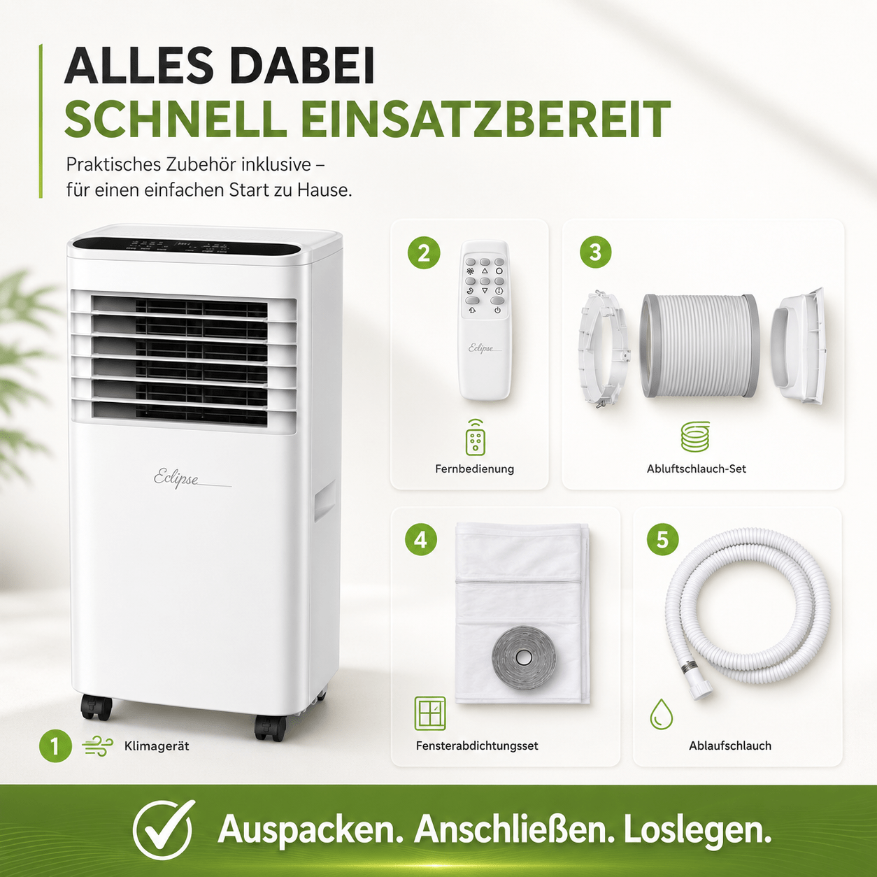 Mobile Klimaanlage 9000 BTU