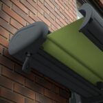 Markise elektrische Premium Kassettenmarkise Gelenkarm Vollkassettenmarkise basaltgraue Kassette (Ähnlich RAL 7012)