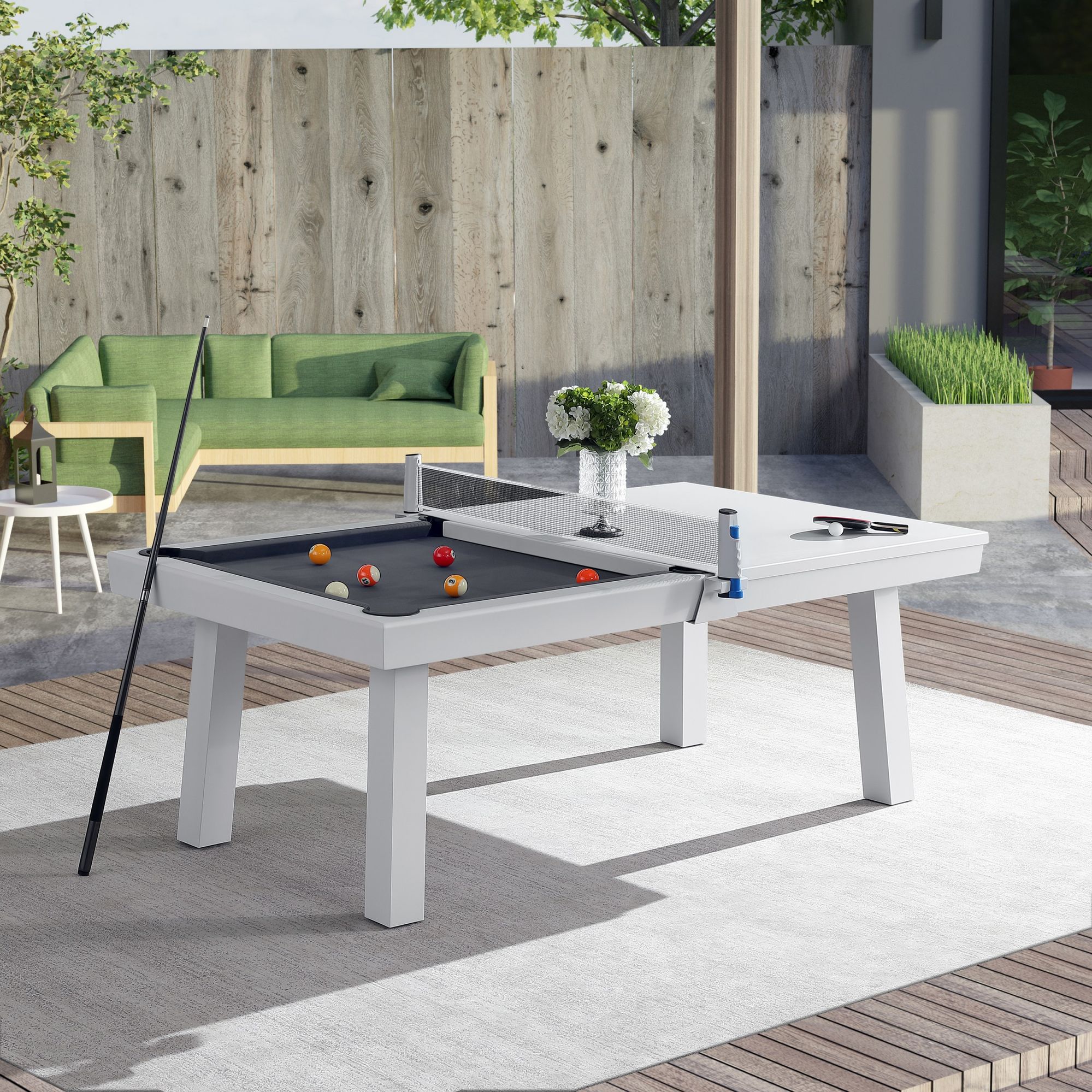 Billardtisch Outdoor Trinity 6 ft. wetterfest für den Aussenbereich