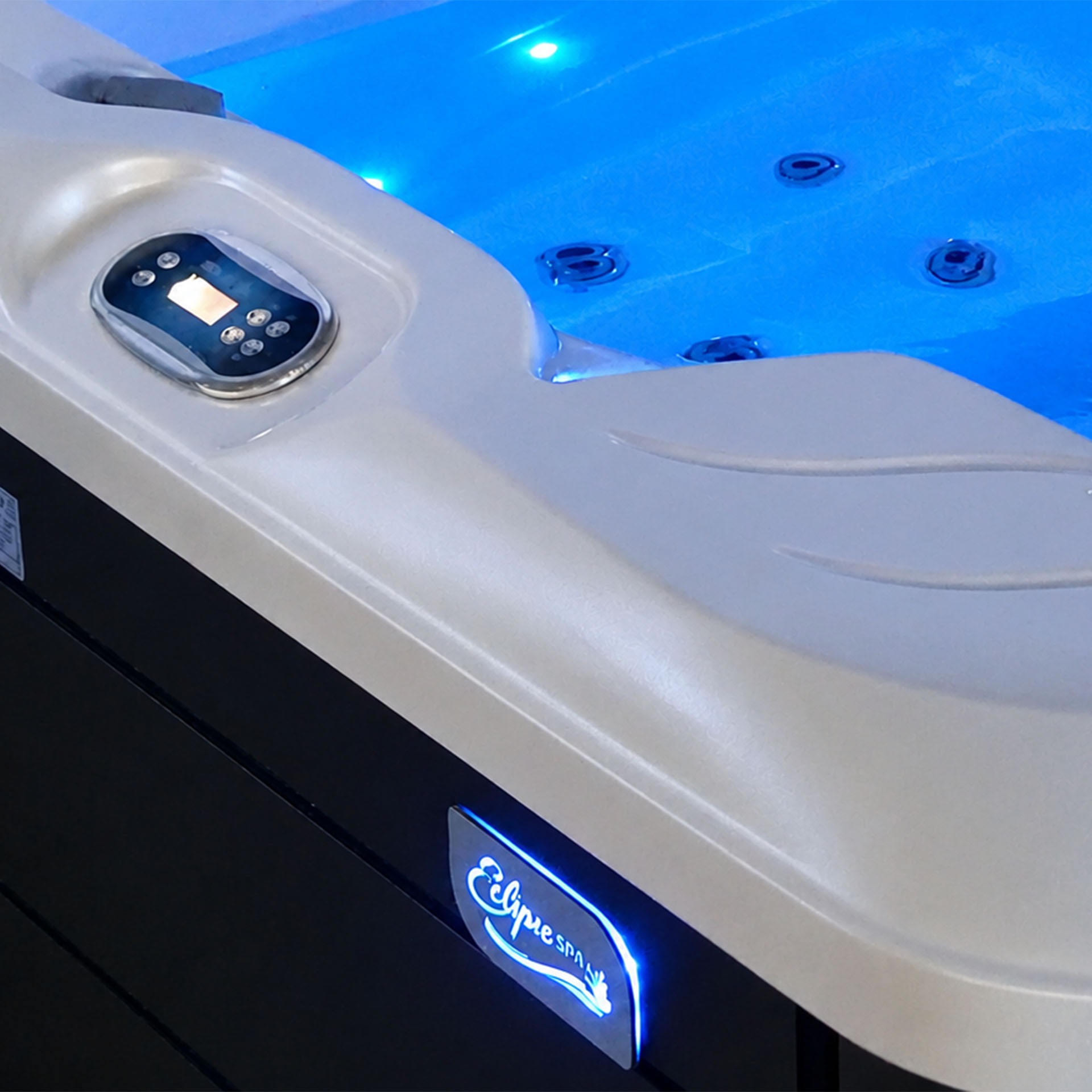 Eclipse Outdoor SPA Whirlpool NIDO Dunkelgrau 200 x 160 cm fuer 3 Personen 29903 artikelbild 6.jpg