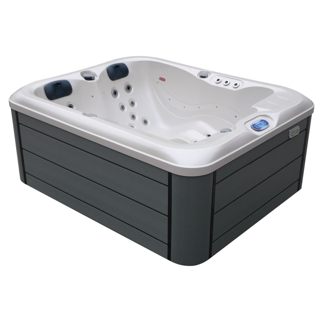 Eclipse Outdoor SPA Whirlpool NIDO Grau mit Holzmaserung 200 x 160 cm fuer 3 Personen 29902 artikelbild 1 h05 1.jpg