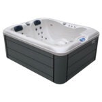 Eclipse Outdoor SPA Whirlpool NIDO Grau mit Holzmaserung 200 x 160 cm fuer 3 Personen 29902 artikelbild 1 h05 1.jpg