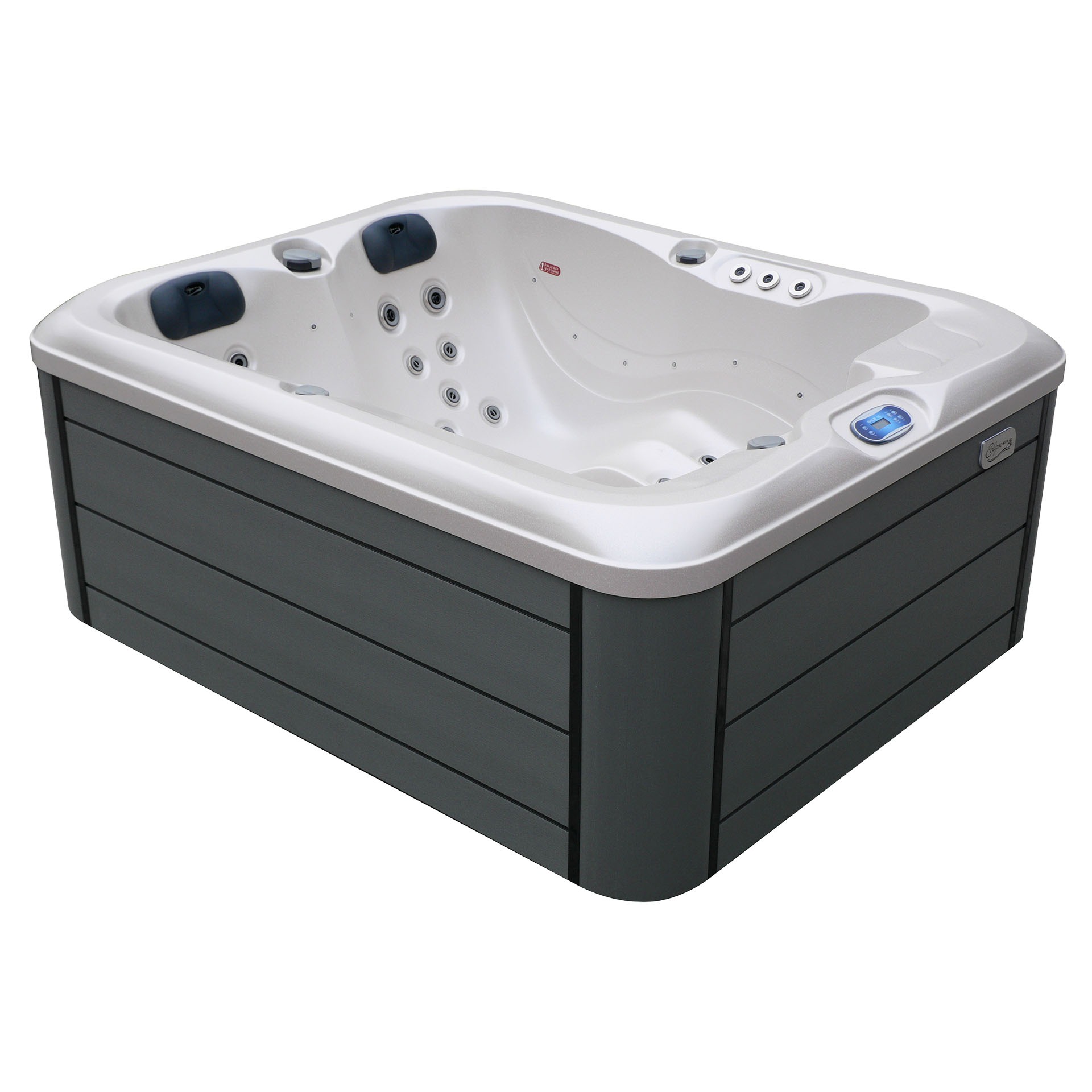 Eclipse Outdoor SPA Whirlpool NIDO Grau mit Holzmaserung 200 x 160 cm fuer 3 Personen 29902 artikelbild 1 h05 1.jpg