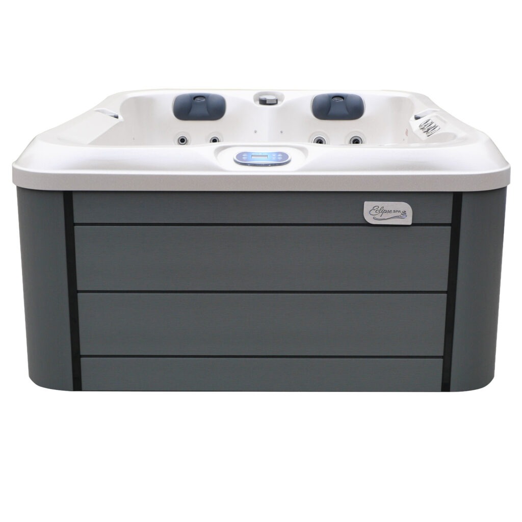 Eclipse Outdoor SPA Whirlpool NIDO Grau mit Holzmaserung 200 x 160 cm fuer 3 Personen 29902 artikelbild 2 h05 1.jpg