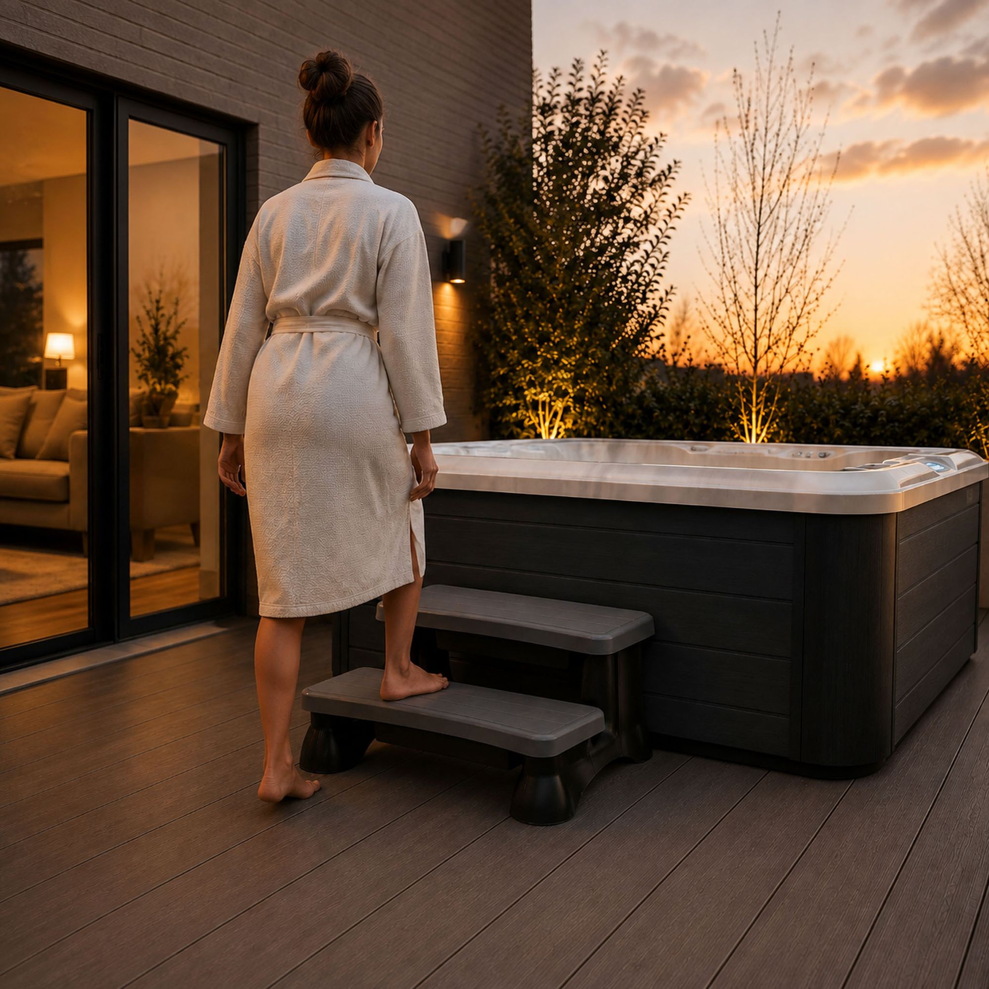 Eclipse Spa Einstiegstreppe