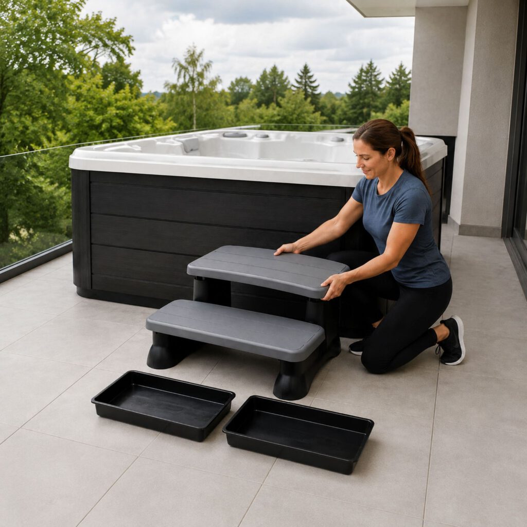 Eclipse Spa Einstiegstreppe