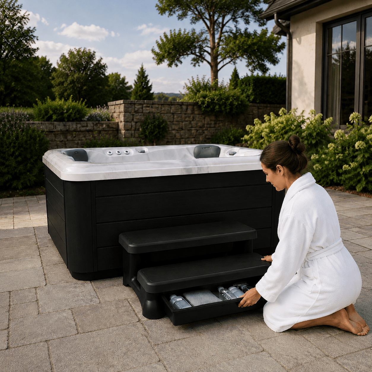 Eclipse Spa Einstiegstreppe