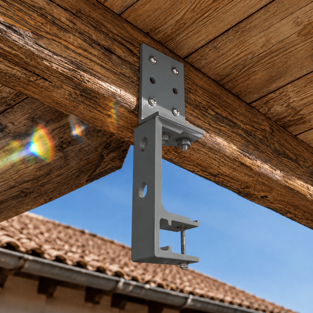 Dachsparrenhalter für Gelenkarmmarkisen und Halbkassettenmarkise