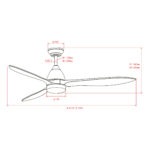 Deckenventilator mit Beleuchtung Modell Ventro XL